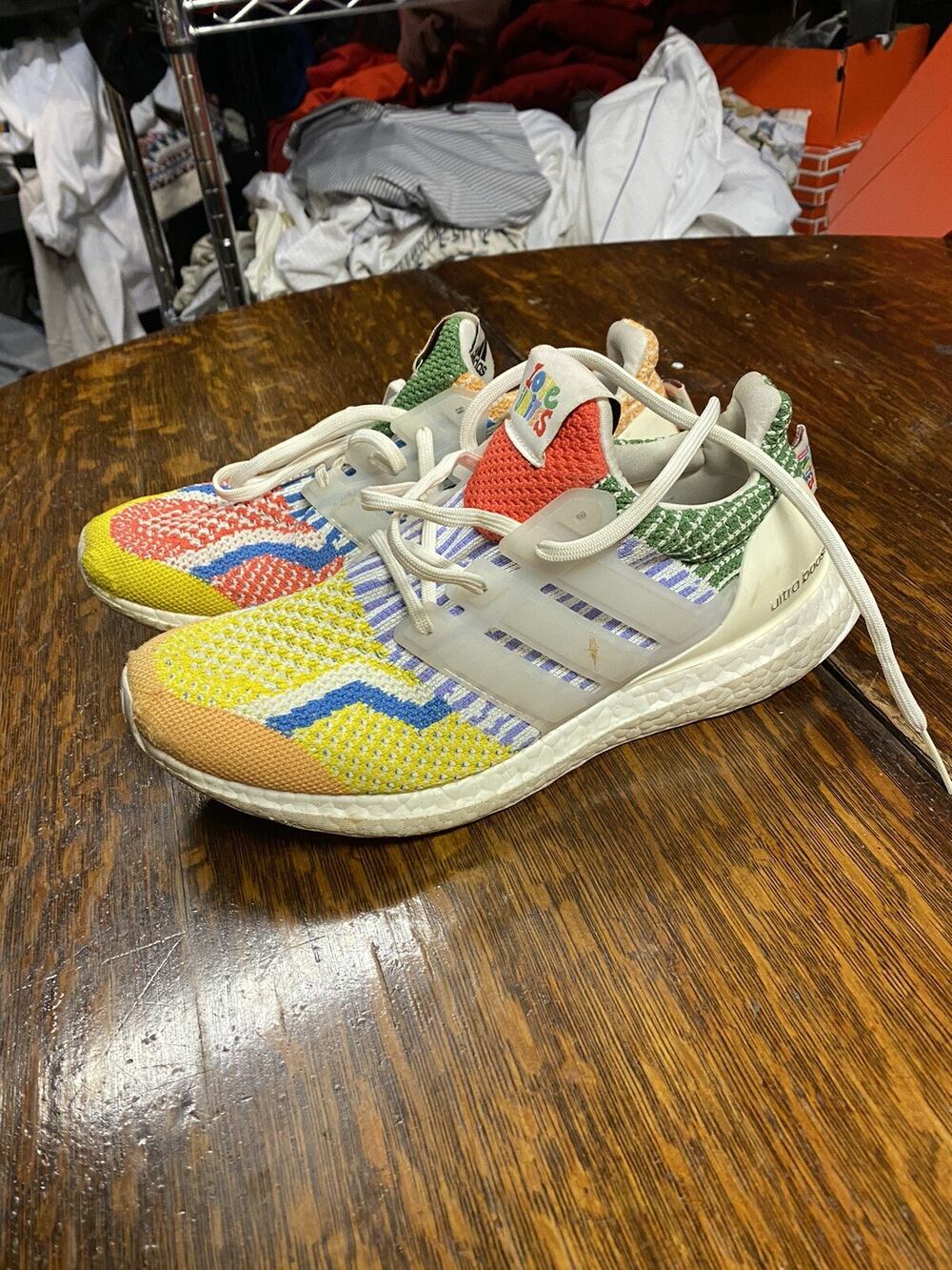 Adidas Ultraboost Love Unites 5.0 DNA Running Shoes Knit Men's Size US 8 1/2